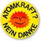 Sonne mit "Atomkraft? Nein Danke"